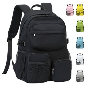 Candy Series Anti-Theft <b>Large</b> Capacity Waterproof Nylon Zipper <b>Backpack</b> 20-36L Lightweight Fashion <b>School</b> Travel Bag for Unisex - Product Image 1