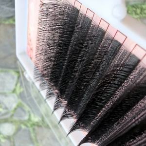 ขนตาปลอม Nhu Y ทำมือ 0.07 มม. รูปทรง W YY ขนสังเคราะห์ นุ่มเป็นธรรมชาติ 3 มิติ 4 มิติ 5 มิติ 6 มิติ 7 มิติ 8 มิติ ขนตาแบบ Clover เพิ่มวอลลุ่ม - Product Image 2