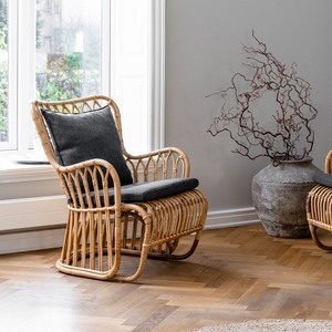 Sillas de Jardín de Ratán Tejido, Lujosas y Relajantes, Ecológicas y Duraderas, Sillas Mecedoras para Sala de Estar, Dormitorio, Superficie de Alfombra - Product Image 2