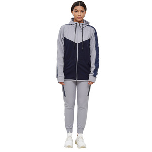 Ensemble de survêtement sportif pour filles : veste et pantalon de jogging assortis, tenue décontractée, vêtements de sport, fournisseur de survêtements sportifs, ensemble sweat-shirt et pantalon - Product Image 1