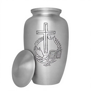 Urne funéraire Dolphin Deliverance pour adulte, taille moyenne, récipient commémoratif pour cendres, design océanique décoratif - Product Image 5