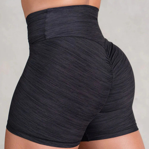 Women Quick Dry Breathable High Elastic Scrunch Butt Sports Shorts High Waist Gym Fitness <b>Leggings</b> Eco-Friendly Seamless Yoga - Product Image 4