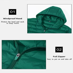 <b>Cheap</b> Price Men's Hooded Outdoor Wear Casual <b>Jackets</b> Low MOQ Filled <b>Puffer</b> Down <b>Jackets</b> Outerwear Coat Custom Streetwear <b>Jacket</b> - Product Image 5