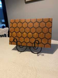 Tabla de Cortar Rectangular Multiusos de Madera de Acacia y Caucho con Diseño Innovador para Carne y Verduras - Product Image 3