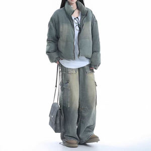 Men Puffer <b>Jacket</b> Lightweight <b>Packable</b> Windproof Eco-Friendly Quick Dry Winter Coat with Zipper Closure - Product Image 2