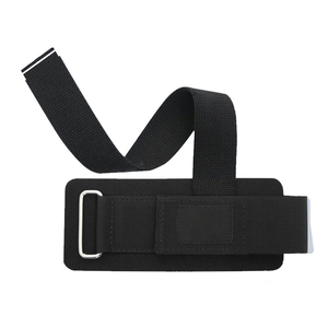 Sangles de musculation pour la gym avec support de poignet, sangles de levage de poids en coton et néoprène rembourrées et respirantes, protection de la paume pour sangles de musculation - Product Image 4