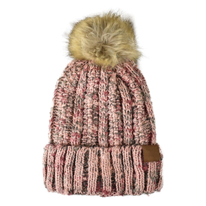Cómodos gorros de punto para días de invierno con textura suave para senderismo, viajes, camping y uso diario - Product Image 1