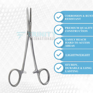 Pinces Kocher chirurgicales droites de haute qualité pour usage en laboratoire, pinces Kocher droites à prise ferme - Product Image 2