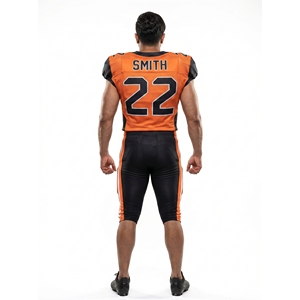 Uniforme de Fútbol Americano Personalizado Sublimado, Malla Pesada de 280GSM, Uniforme de Equipo para Niños, Pantalones Cortos, Absorbe la Humedad, Fabricante OEM - Product Image 2