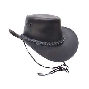Auténtico Sombrero Vaquero de Cuero Genuino Hecho a Mano, Estilo Occidental, para Viajes, Rancho y Uso Diario - Product Image 4