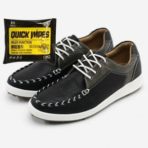 Scarpe eleganti da uomo mocassini in 2 colori con Set di tessuto per la pulizia delle scarpe per eventi formali o di lavoro - Product Image 1