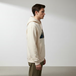 Sudaderas con Capucha Personalizadas con Logotipo Serigrafiado, de Felpa, Corte Regular, Algodón Grueso, Lavado Ácido, Efecto Desteñido, Unisex, con Pedrería, Ecológicas, para Otoño - Product Image 3