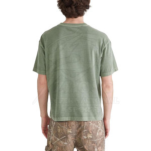 เสื้อยืดแฟชั่นพรีเมียมทรงบ็อกซี่สำหรับผู้ชายรุ่นใหม่ล่าสุด พร้อมความสบายแบบโอเวอร์ไซส์ ปักลายตามสั่ง และบริการจัดหาเสื้อผ้าระดับมืออาชีพ - Product Image 2