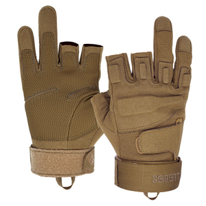 Guantes Tácticos de Medio Dedo, Ligeros, con Protección en los Nudillos, Transpirables, con Agarre, para Actividades al Aire Libre - Product Image 4