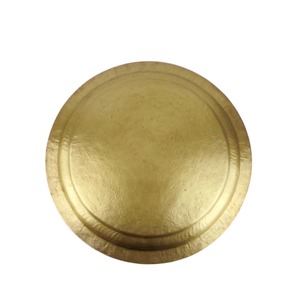 Assiette de service décorative artisanale en laiton moderne pour Diwali, mariage, usage domestique - Durable, légère et compatible lave-vaisselle - Product Image 2