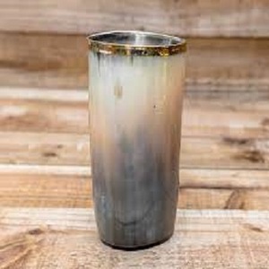Handmade Custom Shape Viking Drinking Horn Glass Beer/<b>Wine</b> Cup Standard Quality Agate Horn Glass - Product Image 4