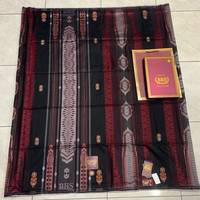 Endonezya Sarong Lungi BHS Mükemmel Altın JGF Merserize Nefes Alabilen Zarif Erkek Bol Kesim