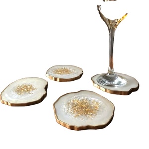 แผ่นรองแก้วทำจากเรซินอีพ็อกซี่ทำมือปรับแต่งสีได้สำหรับชุดโต๊ะเสื่อในครัว - Product Image 1