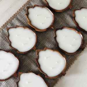 Modern Rustic Wooden Base Candle Bowl For Home Wedding Festive Best Selling Candle Container For Table decor Restaurants & Cafes - Product Image 6