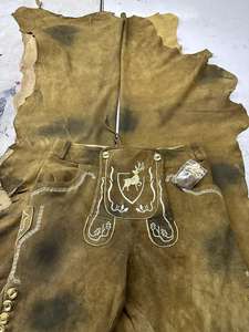 Pantalones Lederhosen Bávaros Alemanes Premium para Hombre, Casuales, Ecológicos, Impermeables, Resistentes al Viento, de Secado Rápido, Hasta la Rodilla, para Oktoberfest - Product Image 4