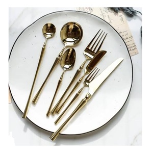 Juego de Cucharas y Tenedores, Utensilios de Cocina para Hoteles y Restaurantes, Uso en Servicios de Catering, Juego de Cubiertos Decorativos para Mesa - Product Image 1