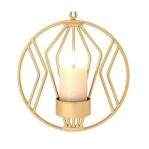 Set Of 2 Black Iron Wall Sconces Vintage Decorative Metal <b>Tealight</b> <b>Candle</b> Holders Wall Hanging Candlesticks For Home & Events - Product Image 2