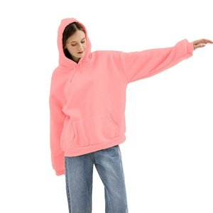 2025 femmes de haute qualité personnalisé goutte-épaule sweats à capuche en gros toile Style décontracté avec motif solide pour l'hiver - Product Image 1