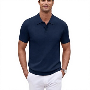 เสื้อเชิ้ตแขนยาวผู้ชายลายทาง ผ้าถัก ระบายอากาศดี ทรงหลวม สไตล์ลำลอง - Product Image 2