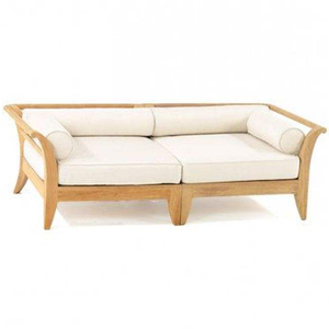 Modern Square Sectional <b>Sofa</b> Smooth-finished Teak <b>Wood</b> <b>Frame</b> Sponge Padding Cushions; Suitable <b>for</b> Use Living Rooms Hotels. - Product Image 1
