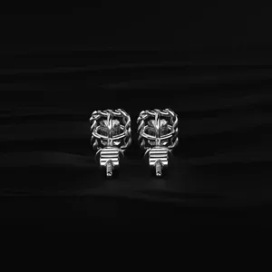 Boucles d'oreilles clous en diamant taille radiant avec motif corde torsadée, bijoux de mode haut de gamme, boucles d'oreilles en diamant blanc avec clarté VVS-VS IGI - Product Image 5