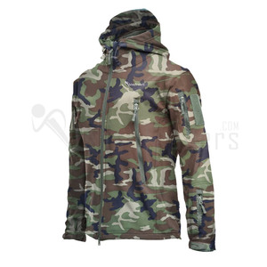 Men's Solid Genuine Leather <b>Waterproof</b> Breathable Windproof Zipper Closure Safari <b>Jacket</b> Workwear Style Autumn - Product Image 1
