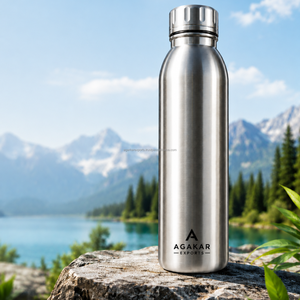 Premium Quality Steel Water <b>Bottle</b> <b>750ml</b> Food Grade Leakproof Outdoor Sports Hydration Flask - Product Image 3