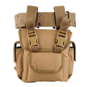 Tactical Cotton/Nylon/Polyester Comfortable Drop Leg <b>Bag</b> <b>Molle</b> Pouch Coyote Brown Utility Thigh Pack Adjustable Straps Multiple - Product Image 6