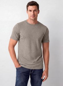 Camiseta de Manga Corta para Hombre, Cuello Redondo, Algodón Premium, Corte Ajustado, Ecológica, Cómoda, Transpirable y Suave al Tacto, Venta al Por Mayor - Product Image 3