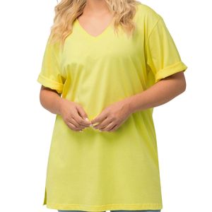 Camiseta Personalizada para Mujer, 100% Algodón, Cuello en V, Talla Grande, Lisa, para Impresión Digital, OEM, ODM, Ropa al por Mayor, Camiseta Suave de Algodón con Cuello en V - Product Image 3