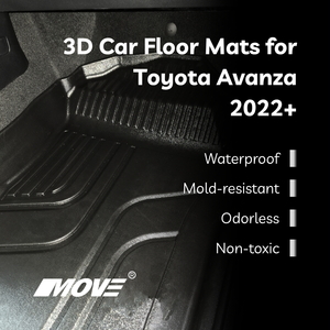 แผ่นรองในรถยนต์สำหรับ Toyota Avanza 2022 + แผ่นกันลื่นคุณภาพสูงผลิตในประเทศเวียดนามไม่มีกลิ่น - Product Image 5