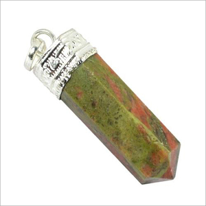 New Arrival Unakite Pencil Pendant <b>Crystal</b> Gemstone Feng Shui Love Ball Handmade Real Touch NEW STAR AGATE - Product Image 6