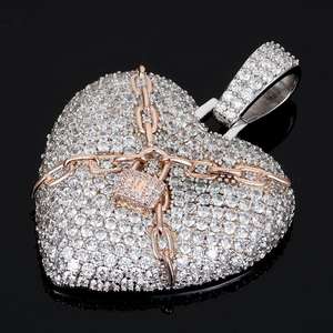 จี้ห้อยคอเงินแท้ 925 ดีไซน์ 3 มิติ สลักชื่อได้ พร้อมเพชรโมอิสซาไนต์ งานสั่งทำพิเศษ ลดราคา - Product Image 2