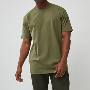 T-shirt décontracté à col rond en soie/coton personnalisé Sun Fade pour homme – Vêtement d'été vierge tricoté, coupe régulière, respirant, à manches courtes - Product Image 5