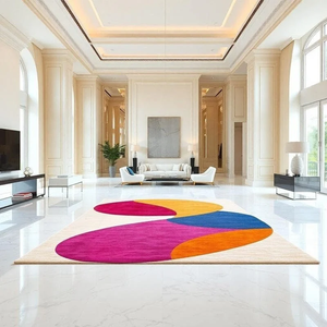 Luxury Vibrant Abstract <b>Rug</b> Hand <b>Tufted</b> Woolen Handmade Indoor Outdoor <b>Rug</b> Home Decor Best Price Modern Abstract Solid <b>Rug</b> - Product Image 1