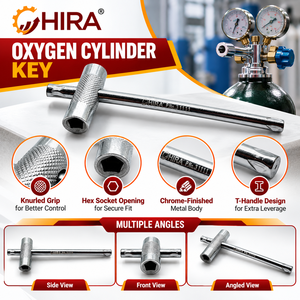 Clé hexagonale pour bouteille d'oxygène HIRA 24111 - Product Image 1