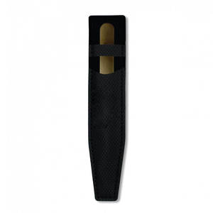 Pince à épiler professionnelle courbée pour extensions de cils, en acier inoxydable, outil pour artiste en cils, avec étui de protection noir, DE-5363, 12 cm, CE - Product Image 5