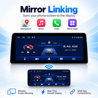 12.3 inç Android 15 Araç Multimedya Oynatıcısı, Carplay özellikli Otomobil Radyosu Stereo GPS Navigasyon, BMW 7 Serisi F01 F02 F03 F04 için