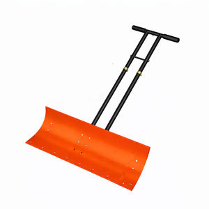 Pousse-neige portable en métal avec poignée réglable, lame en acier de 31 pouces de large, pelle à neige pour allée, jardin, utilisation hivernale ODGWTO007 - Product Image 3