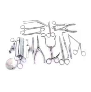 Juego de Instrumentos Quirúrgicos de Acero Inoxidable de Alta Calidad de 16 Piezas para Examen ORL, Instrumentos de Inspección de Oído, Nariz y Garganta - Product Image 6