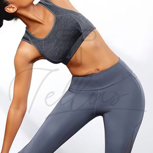 Ropa Deportiva Talla Grande, Sujetador Deportivo Transpirable con Logotipo Frontal para Mujer, con Soporte Medio para Yoga, Ejercicio y Fitness, Disponible en Stock - Product Image 2