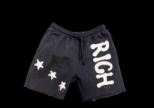 Shorts de Algodón French Terry de Alta Calidad con Logotipo Personalizado, Parches Cosidos, Lavado Ácido y Estilo Desgastado para Hombre, la Mejor Calidad a Buen Precio - Product Image 6