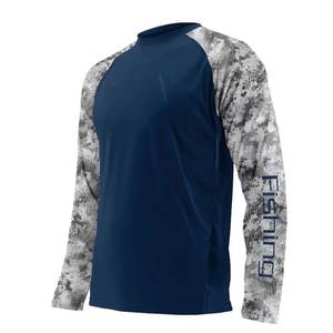 เสื้อตกปลาแบบซับลิเมชั่น UPF 50+ สำหรับผู้ชาย น้ำหนักเบา ระบายอากาศได้ดี มีซิป แขนยาว OEM เสื้อทีมสำหรับกิจกรรมกลางแจ้ง - Product Image 3