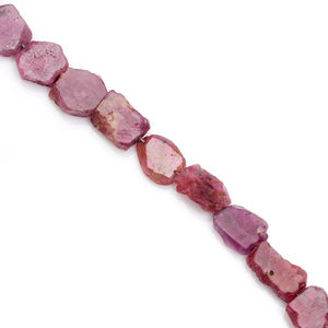 Collier Classique en Saphir Rose Naturel, Argent Sterling 925, Bijou Fait Main en Pierre Précieuse, Tendance pour Femme, 15,5 Pouces, Unique et de Haute Qualité - Product Image 2