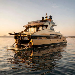 เรือยอชท์คาตามารันอลูมิเนียมสุดหรู UBI 2250 ขนาด 22 เมตร ปรับแต่งได้ พร้อมเครื่องยนต์ในตัว 1150 แรงม้า x 2 ความเร็ว 30-35 นอต พร้อมหลังคาบิมินี่ ควบคุมด้วยรีโมท ใช้พลังงานแบตเตอรี่ - Product Image 2